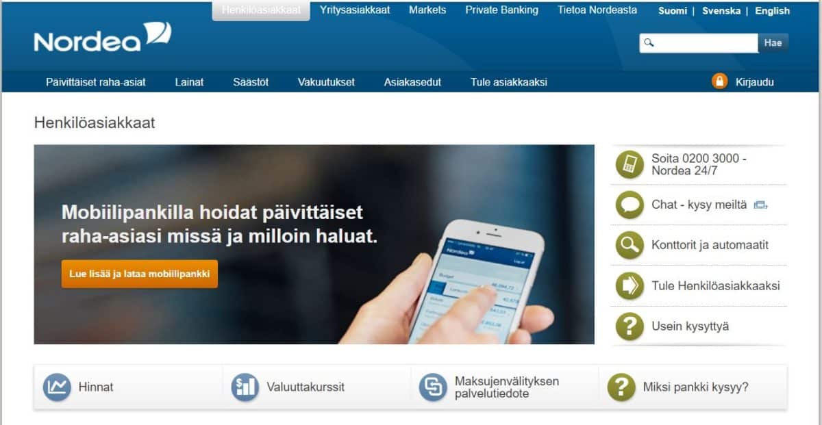 Nordea Verkkopankki