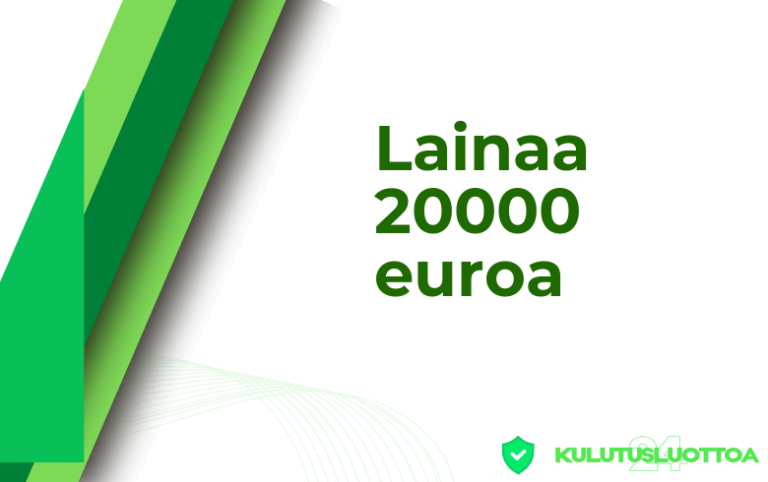 Lainaa 20000 euroa