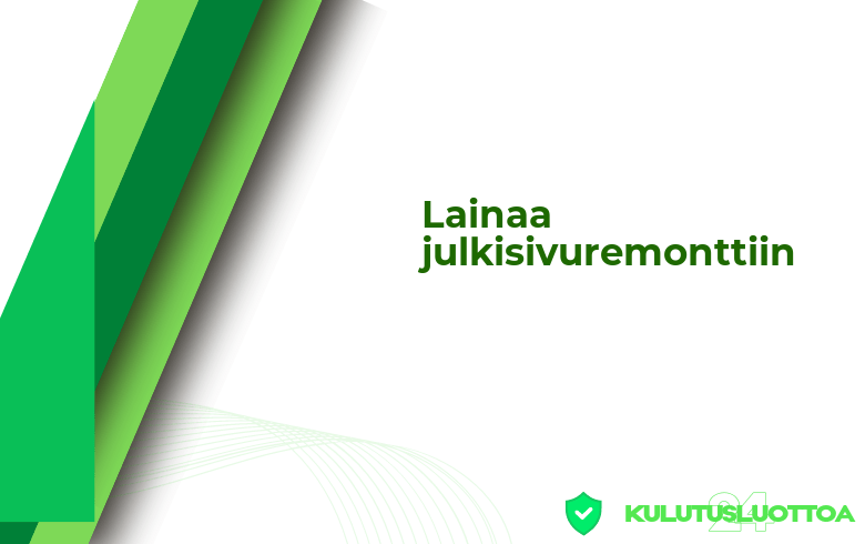 Lainaa julkisivuremonttiin